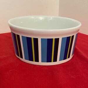 Dog Dish: Colorful Stripes Pet Dish, Medium